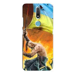 Чохол з картинкою (Патріотичний КОЗАК) на Nokia 2.4 (Сильний КОЗАК)