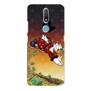 Силиконовый чехол для Nokia 2.4 (Скрудж Луи Виттон)