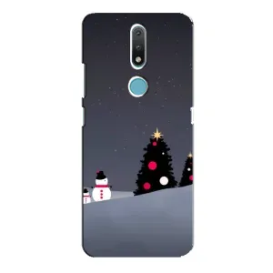 Чохли на Новий Рік Nokia 2.4 (Сніговички)