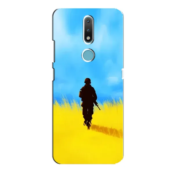 Чехол с рисунком «Солдат в поле» для Nokia 2.4 Чехол с рисунком «Солдат в поле» для Nokia 2.4