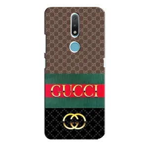 Чехлы Бренд GUCCI для Nokia 2.4 (Стиль GUCCI)