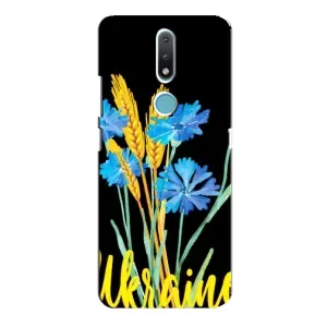 Чохол на Nokia 2.4 (Український дизайн) (Україна в квітах)