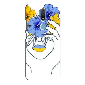 Чохол на Nokia 2.4 (Український дизайн) (Українка на всю голову)