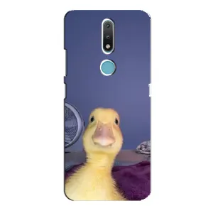 Бампер з принтом Меми для Nokia 2.4 (Качка)