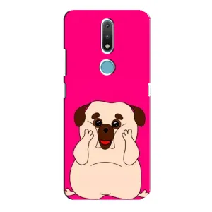 Чохол (ТПУ) Милі песики для Nokia 2.4 (Веселий Мопсік)