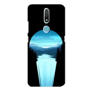 Літній Чохол на Nokia 2.4 (Синій Водоспад)