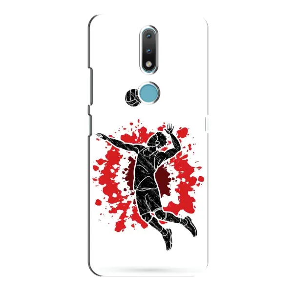 Чехол с рисунком «Волейболист» для Nokia 2.4 Чехол с рисунком «Волейболист» для Nokia 2.4