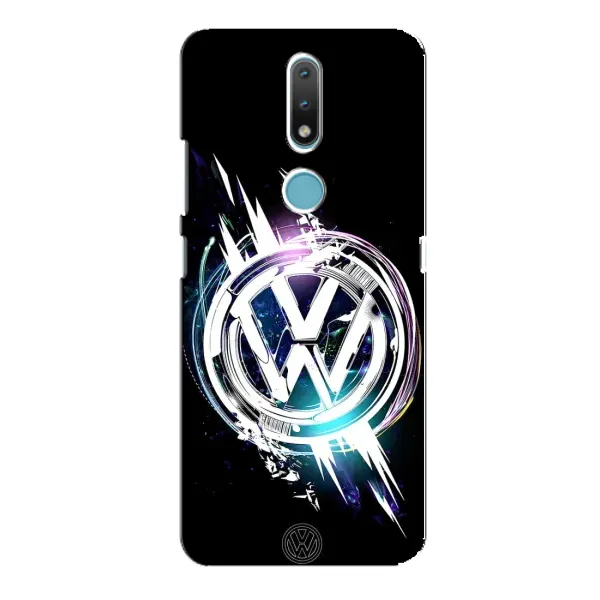 Чехол с рисунком «Volkswagen на черном» для Nokia 2.4 Чехол с рисунком «Volkswagen на черном» для Nokia 2.4