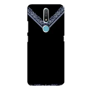 Силіконовый Чохол на Nokia 2.4 (Комірець вишиванки)
