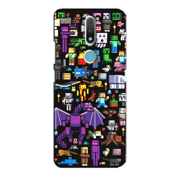 Чехол с рисунком «Все персонажи» для Nokia 2.4
