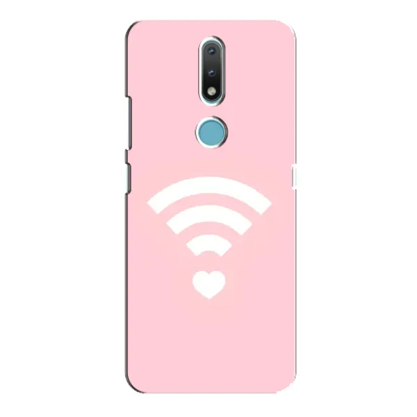 Чехол с рисунком «WiFi Love» для Nokia 2.4 Чехол с рисунком «WiFi Love» для Nokia 2.4