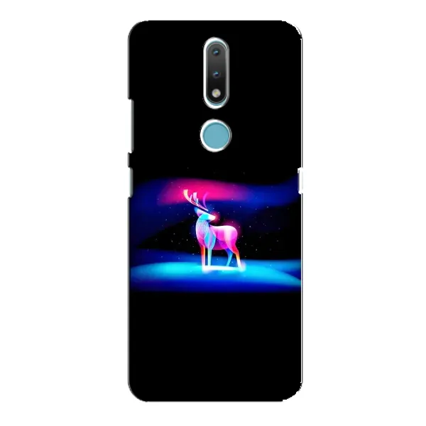 Чехол с рисунком «Яркий олень» для Nokia 2.4 Чехол с рисунком «Яркий олень» для Nokia 2.4