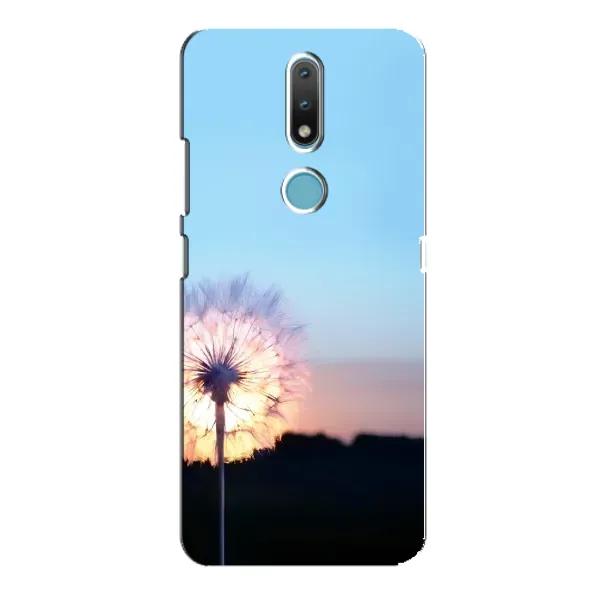 Чехол с рисунком «Закат с одуванчиком» для Nokia 2.4 Чехол с рисунком «Закат с одуванчиком» для Nokia 2.4