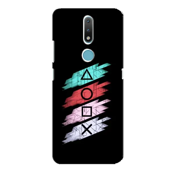 Чехол с рисунком «Значки Sony» для Nokia 2.4 Чехол с рисунком «Значки Sony» для Nokia 2.4
