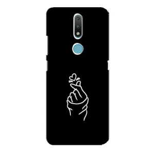 Чохол (Знак сердечка) для Nokia 2.4 (Знак Сердечка)