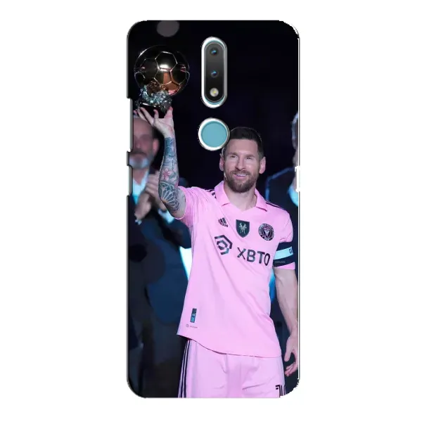 Чехол с рисунком «Золотой мяч Месси» для Nokia 2.4 Чехол с рисунком «Золотой мяч Месси» для Nokia 2.4