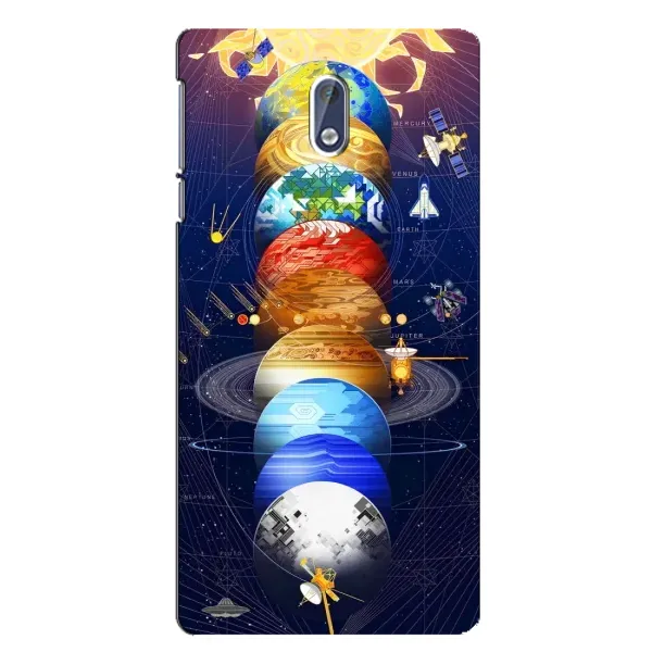 Чехол с рисунком «Арт планети» для Nokia 3.1 Чехол с рисунком «Арт планети» для Nokia 3.1