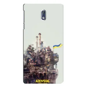 Чехлы на военную тематику для Nokia 3.1 (Азовсталь)