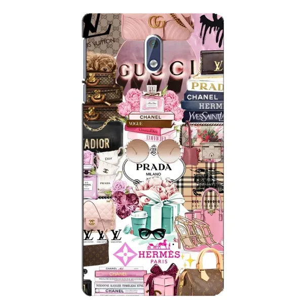 Чехол с рисунком «Бренды» для Nokia 3.1 Чехол с рисунком «Бренды» для Nokia 3.1