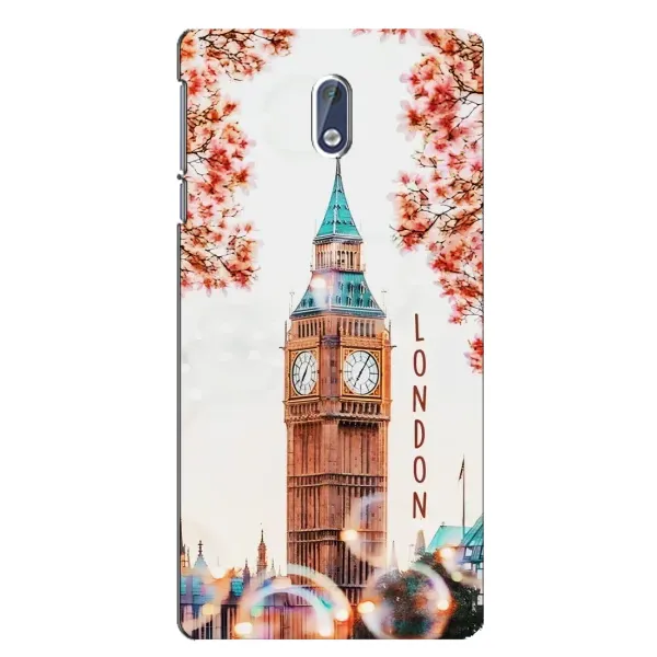 Чехол с рисунком «Часы Лондон» для Nokia 3.1 Чехол с рисунком «Часы Лондон» для Nokia 3.1