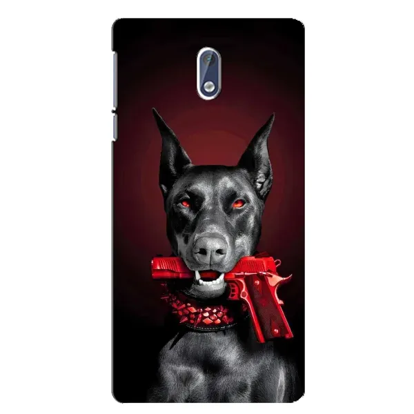 Чехол с рисунком «Доберман злой» для Nokia 3.1 Чехол с рисунком «Доберман злой» для Nokia 3.1