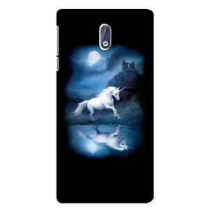 Чехол с рисунком «Единорог» для Nokia 3.1