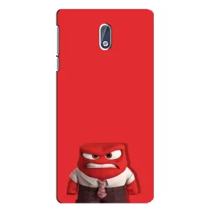 Чехол Головоломка для Nokia 3.1 - (AlphaPrint) (Гнев)