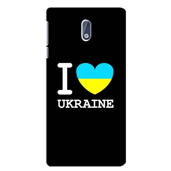 Чехол с рисунком «I Love Ukraine» для Nokia 3.1 Чехол с рисунком «I Love Ukraine» для Nokia 3.1