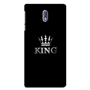 Чохол (Корона на чорному фоні) для Нокіа 3.1 (KING)