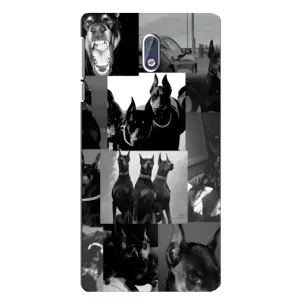 Чохол ДОБЕРМАН для Nokia 3.1 (Колаж Доберман)