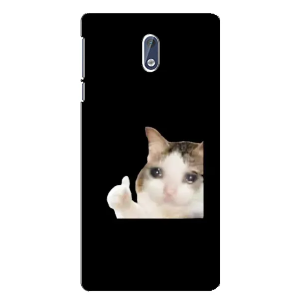 Чохол з малюнком «Кіт у сльозах» для Nokia 3.1 Чохол з малюнком «Кіт у сльозах» для Nokia 3.1