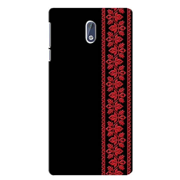 Чехол с рисунком «Красная Вышиванка» для Nokia 3.1 Чехол с рисунком «Красная Вышиванка» для Nokia 3.1