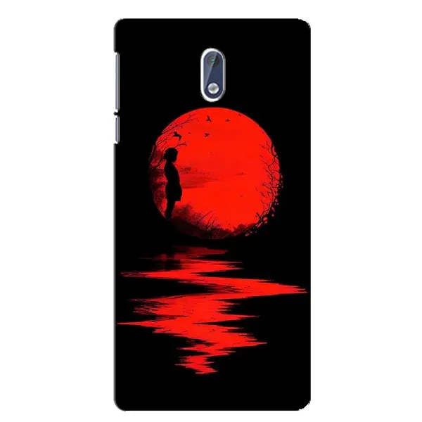 Чехол с рисунком «Красный Закат» для Nokia 3.1 Чехол с рисунком «Красный Закат» для Nokia 3.1
