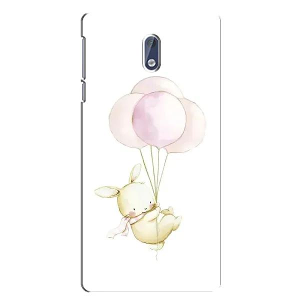 Чехол с рисунком «Кролик и шарики» для Nokia 3.1 Чехол с рисунком «Кролик и шарики» для Nokia 3.1