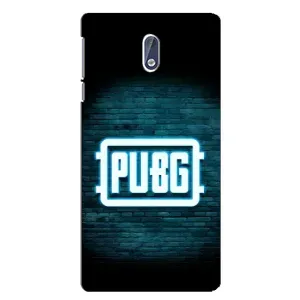 Чехол (TPU) с картинкой "Лого Пабг" на Нокиа 3.1 (Лого PUBG)