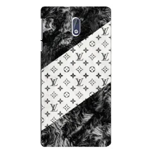 Чехол Стиль Louis Vuitton на Nokia 3.1 (LV на белом)