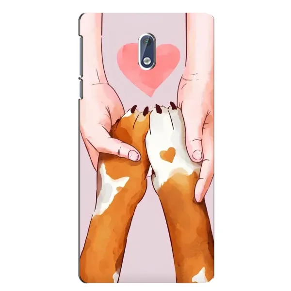 Чехол с рисунком «Любовь к собакам» для Nokia 3.1 Чехол с рисунком «Любовь к собакам» для Nokia 3.1
