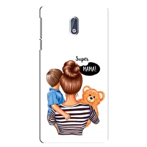 Чехлы для МАМЫ на Nokia 3.1 (Мама и сын)