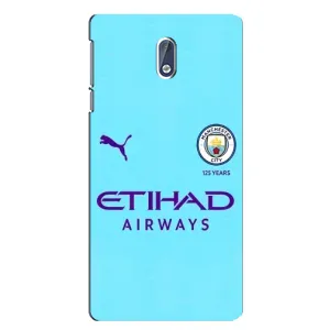 Силиконовые Чехлы принт Футбол на Nokia 3.1 (Man City)