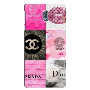 Чехол (Dior, Prada, YSL, Chanel) для Nokia 3.1 (Модница)
