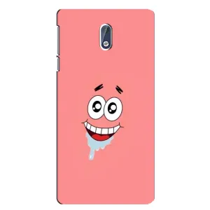 Чехлы с Патриком на Nokia 3.1 (Мордочка Патрика)