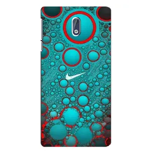 Силиконовый Чехол на Nokia 3.1 с картинкой Nike (Найк зеленый)