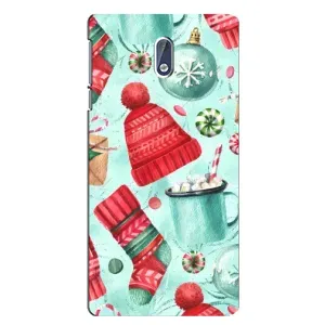 Чехол Санта Клаус для Nokia 3.1 (Одежда)