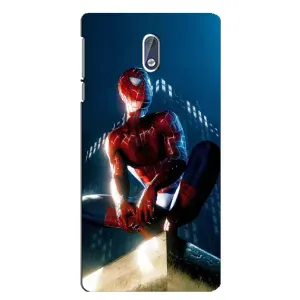 Чехол Супергерой Человека Паука на Nokia 3.1 (Паук на доме)