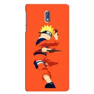 Чохли з принтом НАРУТО на Nokia 3.1 (Силует Наруто)