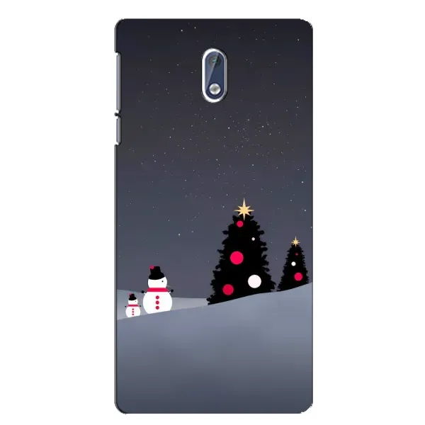 Чехол с рисунком «Снеговички» для Nokia 3.1 Чехол с рисунком «Снеговички» для Nokia 3.1