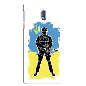 Патриотические Чехлы для Нокиа 3.1 (Солдат Украины)
