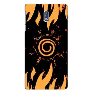 Купить Чохли на телефон з принтом Anime для Nokia 3.1 (Сонце Наруто)