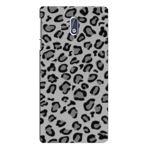 Чехол с леопардовым принтом на Nokia 3.1 (Темный леопрад)