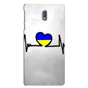 Силіконовий Чохол на Nokia 3.1 (Я-Україна) (Українська кардіограма)